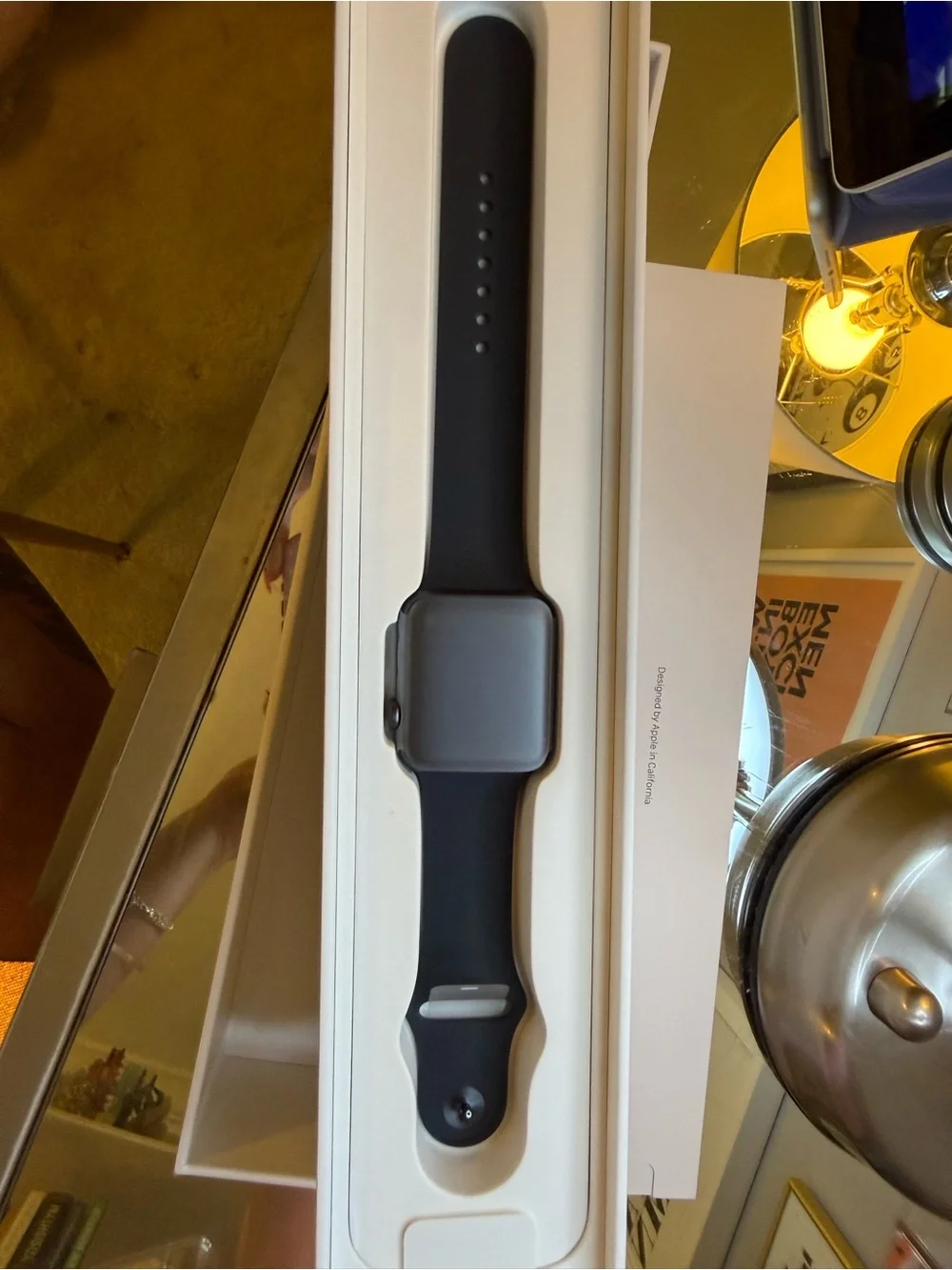 Apple Watch Series 3 Space Gray Aluminum with Black Sport Band